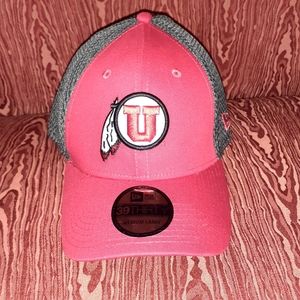 UTAH BASEBALL HAT/CAP UNIVERSITY BOOKSTORE 39THIRTY NEW ERA MEDIUM/LARGE RED/BLA